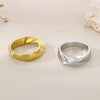 Kalen Mobius Ring Titanjum Steel Rings For Women Niche Light Style Plated Stainless Steel RingParty Gift - Image 2