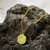 Punk Geometric Irregular Enamel Colorful Stone Pendant Necklace for Women Stainless Steel Cross Heart Opal Choker Gifts - Image 5