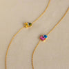 Stainless Steel Colorful Zirconia Bracelet Sparkling Birthstone Bracelets Ladies Jewelry Gifts - Image 3