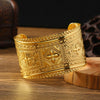 Dunhuang Golden Wide Bracelet from a Different Realm, Female Ethnic Storm, Semitic Arm Bracelet, Dai Bracelet - Image 4