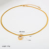 Stainless Steel Shiny Zirconia Pendant Necklace For Women Delicate Pvd Plated Charm Jewelry Gift - Image 18
