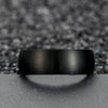 Classic Men Stainless Steel Rings Black Simple Vintage Rings For Men Wedding Bands Christmas Party Jewelry Gift - Image 3