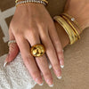 Stainless Steel Minimalism Smooth Ball Rings Gold Color Chunky Dome Ring For Women Men Statement Jewelry Party Gifts - Image 5