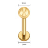 18G/16G Titanium Ball Threadless Push Pin Labret Stud Earring Nose Tragus Cartilage Conch Helix Piercing - Image 8
