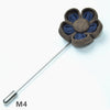 Handmade Men's Brooches Floral Lapel Pin for Men Suit Long Needle Fabric Mushroom Flower Brooch Pins for Wedding Women Jewelry - Image 13