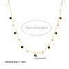 316L Stainless Steel Zircon Love Star Flower Tree of Life Eye Necklace Girl Neck Chain Jewelry Gift - Image 2