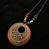 Retro Wooden Collar Decoration Female Jewelry Neck Accessories Clothing Pendant Necklace Sweater Necklace Sweater Chain - Image 29