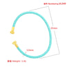 Copper Wire Open End Bracelet Vintage Hip Hop Weaving Bracelet Neutral Jewelry Gift - Image 3