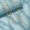 Style Silver Clavicle Necklaces Simple Set with 5 Claw Set Irregular Zirconia Pendant Necklace - Image 6