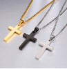 Stainless Steel Cross Pendant Necklace Punk Hip Hop Jewelry Gift for Women Men Boys Girls Link Chain Charm Cool - Image 2