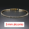Hip Hop Iced Out 3/4/5mm Crystal Tennis Bracelet for Men Punk Zirconia Men's Chain on The Hand Streetwear Jewelry - Image 18