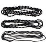 5pcs/lot 3 Size 1.5mm and 2.0mm and 2.4mm Black Plated Ball Beads Chain Necklace Bead Connector 65cm(25.5 inch) - Image 1