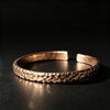 Hammered Copper Metal Bracelet Rustic Vingtage Punk Unisex Cuff Bangle Viking Jewelry Gift for Men Women Adjustable - Image 3