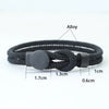 Novel Men Rope Bracelet Double Layer 4mm Nylon Cord Chain Braclet 3 Sizes Lucky Red Thread Pulseria Gift For Him Accessories - Image 5