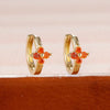 6/8/10mm Stainless Steel Zircon Flower Hoop Earring Small Gold Color Circle Hoops Huggie Piercing Earring Jewelry - Image 21
