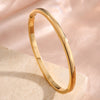 Yupsk 3Pcs/Set 316L Stainless Steel Stacking Bracelets Dazzling Shiny Frosted Surface Cuff Bangle Daily Accessories - Image 5