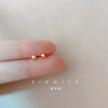 Korean Minimalism Gold Color Small Leaf Butterfly Stud Earrings for Women Daily Wear Ear Girls Pierc Gifts - Image 4