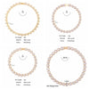 Bling Paved Crystal Heart Cuban Link Chain Necklace for Women Hip Hop Iced Out Round Square Tennis Chain Choker Jewelry - Image 6