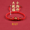 Good Luck 12 Constellation Zodiac Sign Braided Animal Couples Bracelet for Men Women Red Rope Bracelet Year Jewelry Gift - Image 8