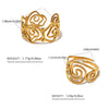 Stainless Steel Spiral Adjustable Open Rings for Women Gold Plated Ladies Jewelry For Vacation Etc - Image 9