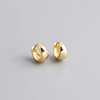 Silver Matte Minimalism Unisex Huggies Ear Hoops Earrings for Women Gothic Piercing Men's Jewelry - Image 22