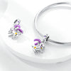 Silver Capricorn Zodiac Goat Charm Purple Enamel Star Sign Dangle Bead Fit Bracelets Astrology Women Jewelry Gift - Image 3