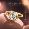 Adjustable Size Rings With Gra Round Diamond For Women Gift Silver Jewelry - Image 8
