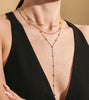Stainless Steel Chain Necklace with Long Tassel Details - Image 36