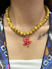 Glass Bead Necklace with Colorful Fish Pendant - Image 7
