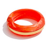 63mm Matte Color Acrylic Resin Round Thick Wrist Bracelet Bangle Stainless Steel Summer Statement Big Jewelry - Image 13