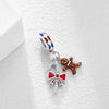 Silver Charms Santa Claus Reindeer Christmas Tree Snowman Elk Bead Fit Bracelet Necklace Jewelry - Image 16