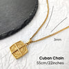 Nautical Compass Pendant Necklace Punk Retro Compass Pendant Gold Plated Stainless Steel Jewelry Gift - Image 3