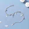 Sparking Silver Zircon Moon Bracelets For Women Double Layer Star Bead Bracelet Party Wedding Charm Jewelry - Image 6