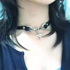 Punk Dark Cross Starburst Collar Choker Gothic Star Pattern Neck Collar Necklace Accessories for Unisex Party Daily Wear - Image 3