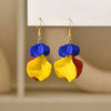 Petals Long Tassel Dangle Earrings For Women Romantic Sweet Multicolor Acrylic Wedding Party Jewelry Accessories - Image 6