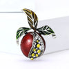 Rhinestone Pomegranate Brooches for Women Unisex Enamel Fruit Pins Office Party Friend Gifts Jewelry Accessories - Image 14