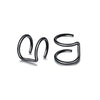 2/12pcs Stainless Steel Ear Cuff Leaf Clip Earrings for Women Climbers No Piercing Fake Cartilage Earring Accessories - Image 12