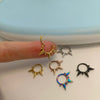 1-3PCS Titanium 16G 1.2mm Hinged Nose Ring Hoop Septum Hoop Ring Tragus Rook Ring Piercing Jewelry Lip Labret Ring Set Cartilage - Image 5