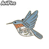 Lovely Animal Pins 10-design Enamel Cat Bird Animal Fish Tiger Metal Brooch Pin For Backpack Clothes Lapel Badge Gifts - Image 4