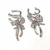 Y2K Girls Ribbon Aesthetics Ear Clips Ballet Style Ribbon Bow-Knot Ear Cuff Women Korean Kpop Earring Jewelry Gifts - Image 6