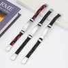 Braid Leather Bracelet Blanks For Laser Engraving Stainless Steel Plate Bracelet Metal ID Name Tag 10pcs - Image 3