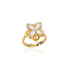 Spinner Zircon Heart Four Leaf Clover Rings For Women Stainless Steel Fidget Ring Jewelry Christmas Gift - Image 12