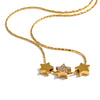 Delicate Star Double Side Pendant Necklace Golden Stainless Steel Temperament Stylish Jewelry Pvd Plated - Image 7