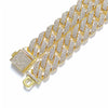 16MM Prong Cuban Link Chain Hip Hop Men 3Rows Rhinestone Necklace Iced Out Chain Women Paved Miami Polygon Cuban Necklaces - Image 6