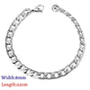 Stainless Steel Couple Men/Woman Bracelets Curb Cuban Link Chains On Hand Rock Bracelet Wrist Jewelry Gifts - Image 25