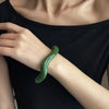 Unique Irregular Acrylic Cuff Bracelets for Women Simple Texture Multicolor Geometric Open Bangle Female Jewelry - Image 4