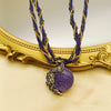 Multilayer Beads Chain Crystal Gem Stone Pendant Necklaces Boho Statement Jewelry - Image 46
