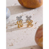 Bling Cubic Zirconia Flower Small Stud Earrings Stainless Steel Cast Quality Versatile Daily Delicate Jewelry - Image 4