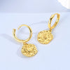 Silver Earrings Women Sparkling Gold Plated Sun Moon Drop Earring For Anniversary Wedding Jewelry Gifts - Image 2