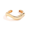 Creative Irregular Wave Open Bangles for Women Minimalist Gothic Gold Color Heavy Metal Cuff Bracelet Jewelry Gifts - Image 5